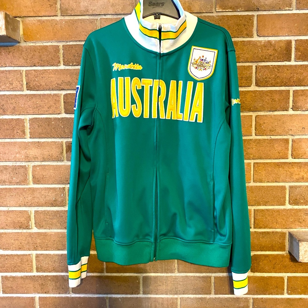 GUC Mondetta Full Zip Australia Sweater Mens Med